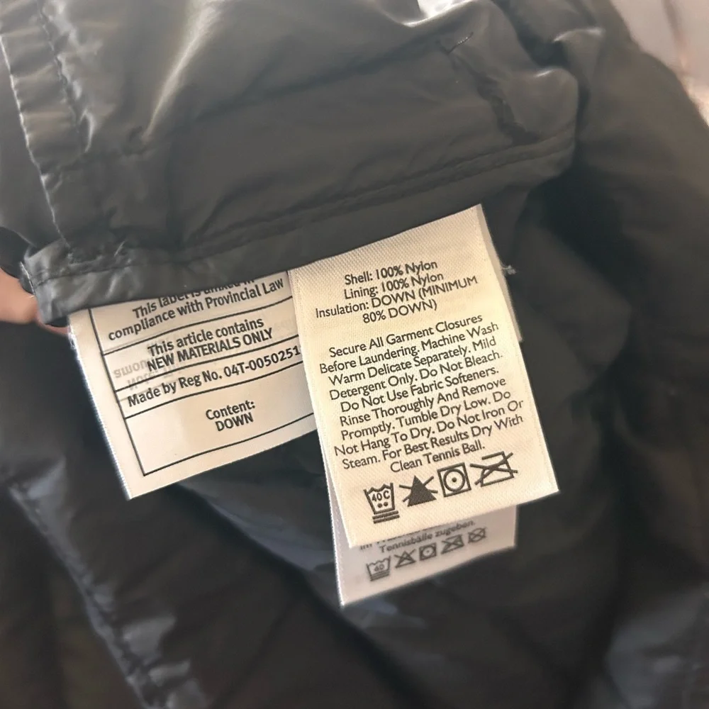 Eddie Bauer Women's Black Down Puffer Jacket Excellent Condition - Picture 12 of 13